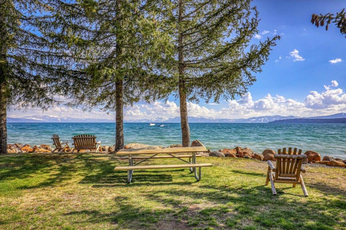 Lakeside Studio Steps From The Beach Tahoe Vista Exterior photo